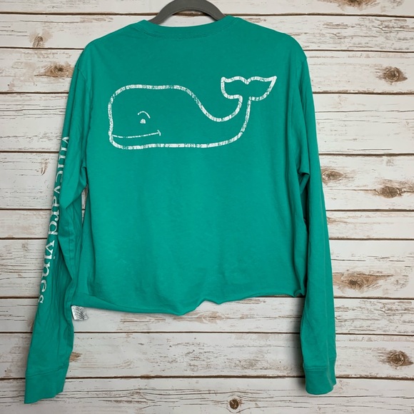🌵3/$20 Vineyard vines cropped long sleeve T-shirt - Picture 6 of 8
